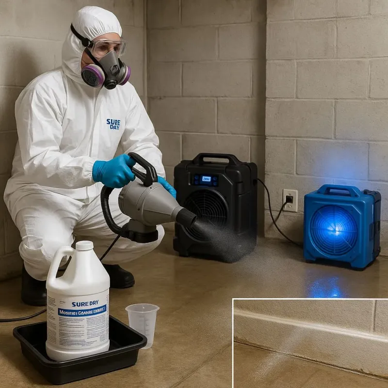 Sanitization and Odor Removal process in Clifton Springs, NY